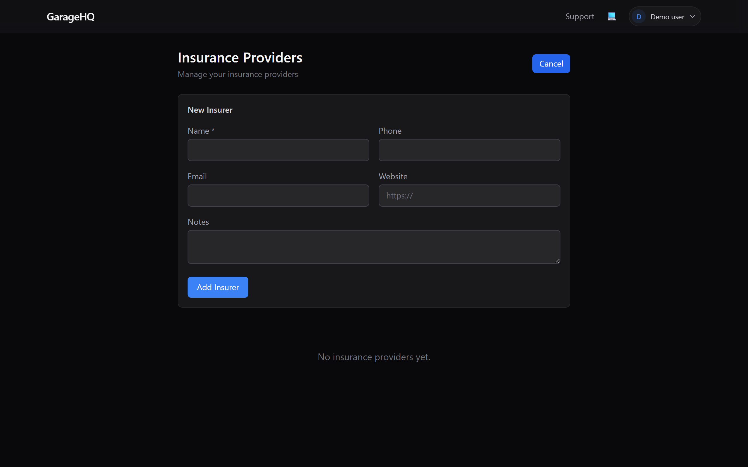 New insurer form expanded
